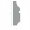 Молдинг Ultrawood U 0012 i 200x0.9x3 фото 2