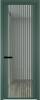 Межкомнатная дверь Profil Doors 3 AGP цвет профиля Зеленый воск, стекло безопасное 6 мм ромб серебро 600x2000