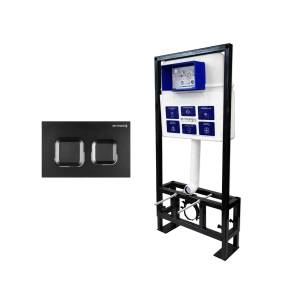 Система инсталляции для унитазов Bettoserb Sava Free Standing SFS40006471 клавиша смыва черный матовый