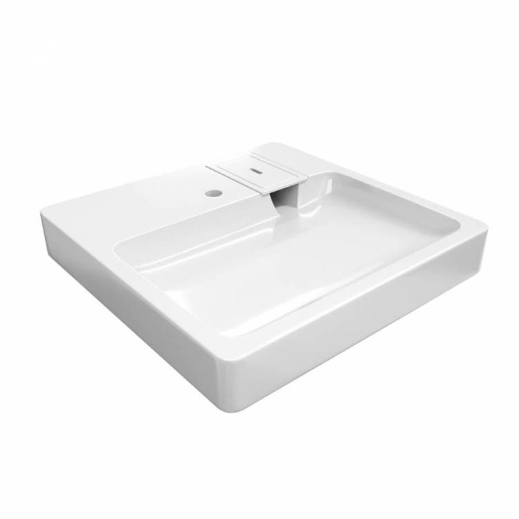 Раковина Watersense Lana Pro W00864 на стиральную машину, белая