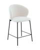 Стул полубарный Stool Group Блейз LV-109-S000-P-01 белый, букле