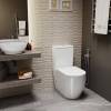 Унитаз-компакт Point Сатурн PN42901 безободковый, сиденье микролифт, белый фото 7
