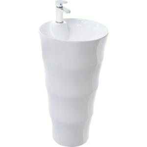 Раковина Weltwasser WW Salzbach 10000005493 007S GL-WT 42 см, белая глянцевая