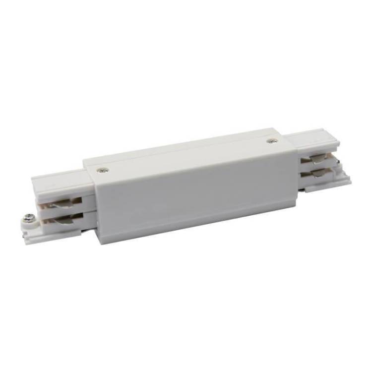 Соединитель для шинопроводов прямой внешний Uniel UBX-A12 White