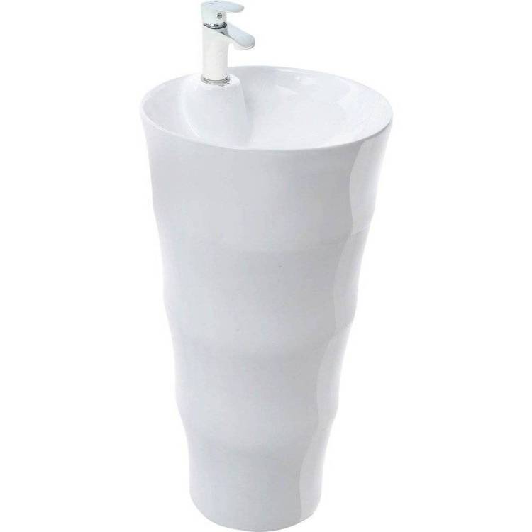 Раковина Weltwasser WW Salzbach 10000005493 007S GL-WT 42 см, белая глянцевая