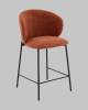 Стул полубарный Stool Group Блейз LV-109-S493-P-01 терракотовый, букле фото 2