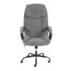 Кресло компьютерное Tetchair Oreon metalBL 25043 серый, велюр фото 5