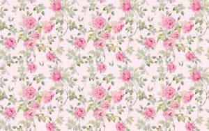 3D Фотообои Artegrafico «Винтажный узор с розами» PRV-006 акварель