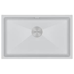 Мойка кухонная Paulmark Lumi 74Uni LU74-WH Белый, 74x46