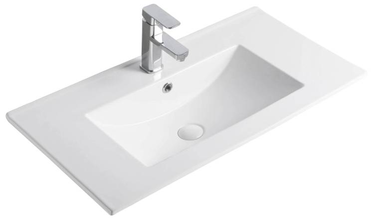 Раковина Gid Integrado NYJ803-70 71110 белая, 71x40x17