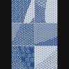 Керамогранит Fioranese Kintsugi KTJX206 20 Japan Mix Blue lucido 20.13x20.13