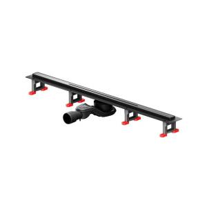 Душевой лоток Am.Pm MasterFlow W01SC-S11-080-05BM универсальный затвор Slim line 80 см, черный матовый