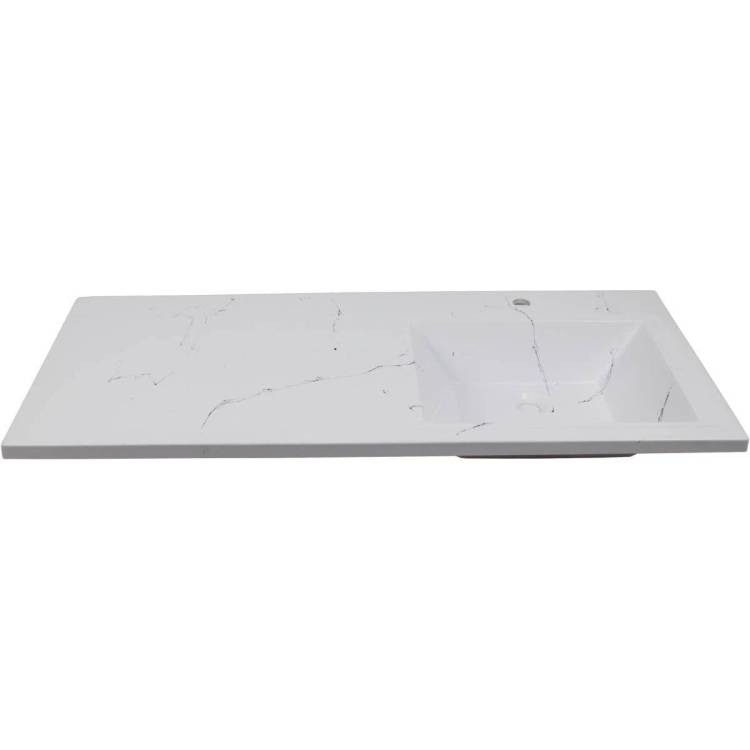 Раковина Uperwood Марсал 291120411 правая, 120 см, под белый мрамор