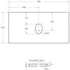Столешница Belbagno KEP-90-BO-W0 91.6x46.8x1 Bianco Opaco фото 3