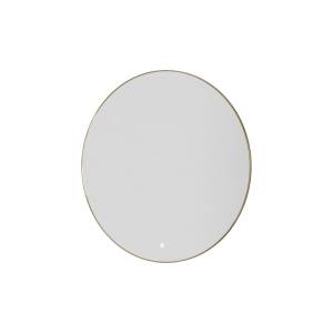 Зеркало Armadi Art 545-80-G с подсветкой, антизапотевание, Gold, 80 см