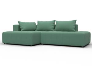 Диван угловой Лига Диванов Лига-103 134813L Зеленый