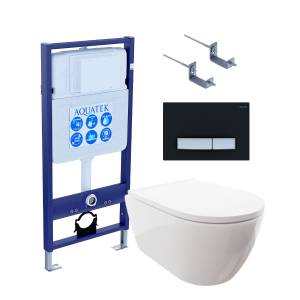 Комплект Aquatek Поларис SET AQUATEK ПОЛАРИС-026 4в1 кнопка черный матовый