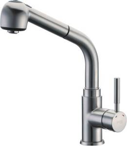 Смеситель для кухни Wasserkraft Wern 4266 матовый хром