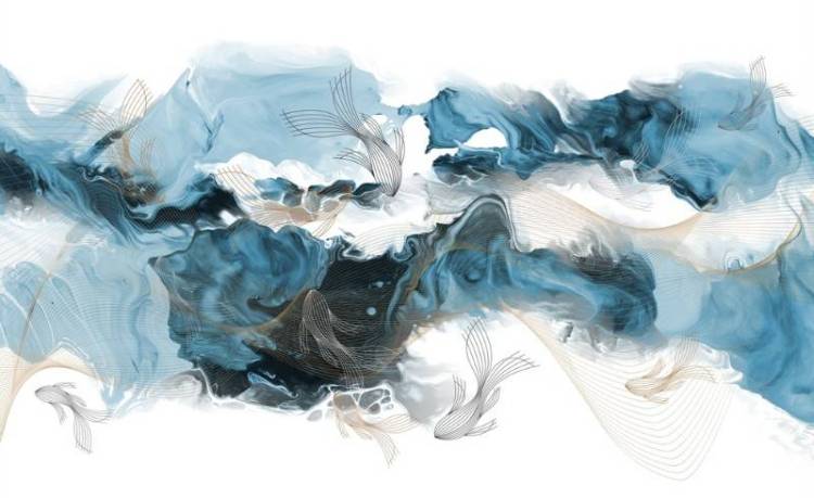 3D Фотообои Artegrafico «Флюидные волны» PL-109 песок