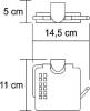 Держатель туалетной бумаги Wasserkraft Kammel K-8325 с крышкой фото 2