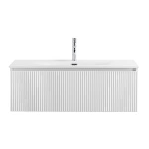 Тумба с раковиной BelBagno Uno 100 Bianco Opaco, раковина BB-8099-100