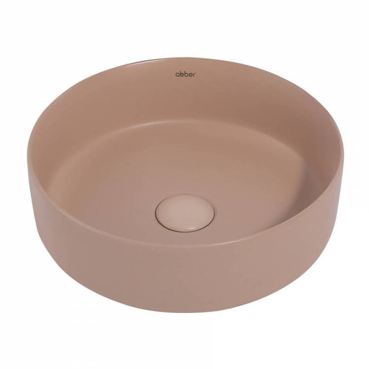 Раковина Abber Bequem AC2108MBB 35 см, бежевая матовая