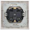 Розетка 1-местная с заземлением, шторками и крышкой IEK Brite BR-R16-16-44-K01-F-PRO белый фото 2