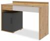 Стол письменный НК-Мебель Kubo 71705576 Дуб Артизан/Черный матовый/Холодный Серый 82x120x53
