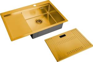 Мойка кухонная Zorg Master N-7852-R Bronze