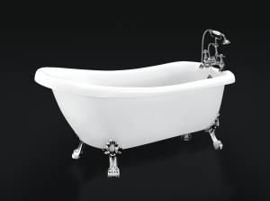 Акриловая ванна BelBagno BB20-1700 белая, 170x73