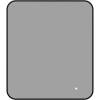 Зеркало Aquanet Контур 00367650 LED подсветка, черное, 80x70