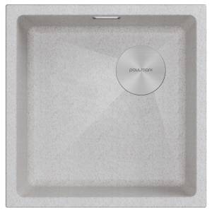 Мойка кухонная Paulmark Lumi 45Uni-Skew LU45SK-BE Бежевый, 45.5x44