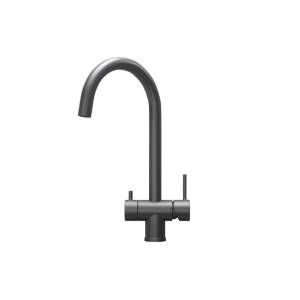 Смеситель для кухни Granula Kitchen Space KS-7104, ГРАФИТ МАТОВЫЙ