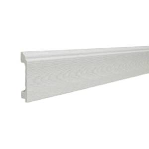 Напольный плинтус ТД Меридиан P3-130 гладкий 2400x80x16
