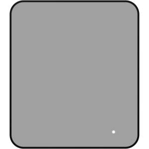 Зеркало Aquanet Контур 00367650 LED подсветка, черное, 80x70
