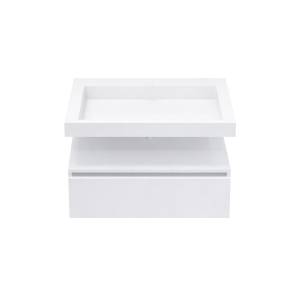 Тумба Armadi Art Flat Valessi Uno-S 80 белый глянец