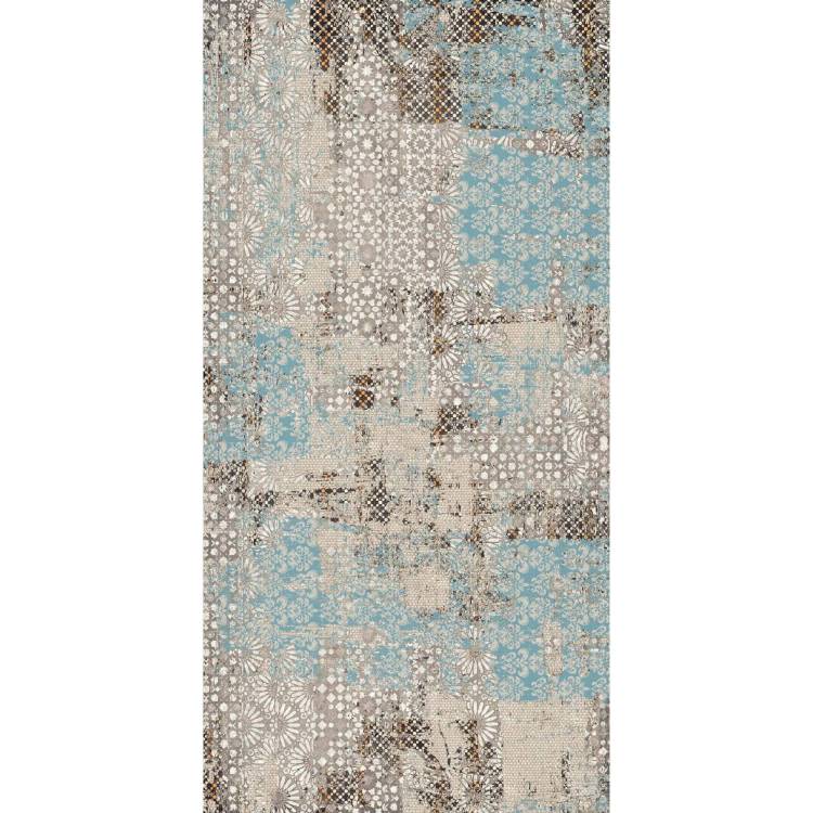 Керамогранит Ametis by Estima Amber Illusion 71950 EXD401/NS_R9/60x120x9R/GW Vintage Inserto Неполированный 60x120