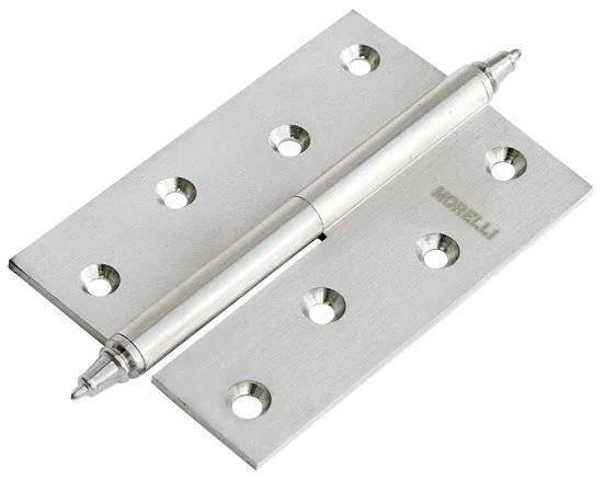Петля Morelli MSN 100X70X2.5 SN L белый никель левая, с подшипником
