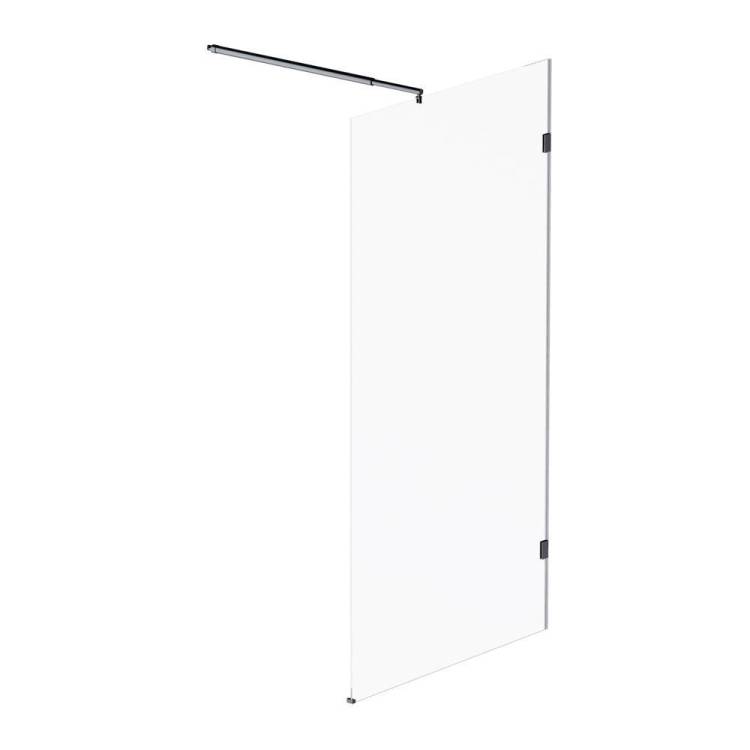 Душевая перегородка Am.Pm X-Joy W94WI-100-F1-BTE 100x195, стекло прозрачное 6 мм, профиль черный