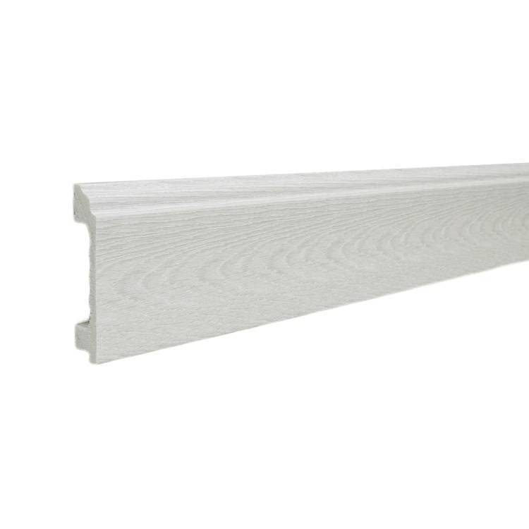 Напольный плинтус ТД Меридиан P3-130 гладкий 2400x80x16