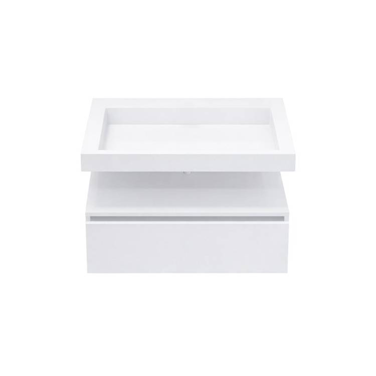 Тумба Armadi Art Flat Valessi Uno-S 80 белый глянец