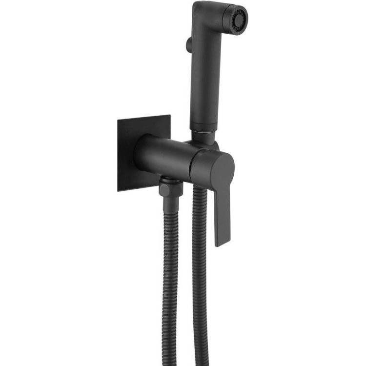 Гигиенический душ ESKO SMH06 Black со смесителем, с внутренней частью