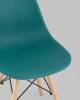 Стул Stool Group Eames Style DSW Y801-V SEAT dark green DUAL темно-бирюзовый фото 6
