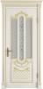 Межкомнатная дверь Владимирская Фабрика Дверей Alexandria Ivory PG стекло Art Cloud 700x2000