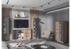 Шкаф-витрина Woodville Диамо ПН 02 546005 софт графит/дуб каньон фото 7