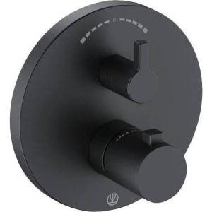 Смеситель Kludi Nova Fonte 208303915 термостатический, черный