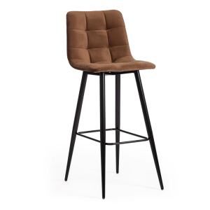 Стул барный Tetchair Chilly (mod.7095б) 19639 коричневый, черный