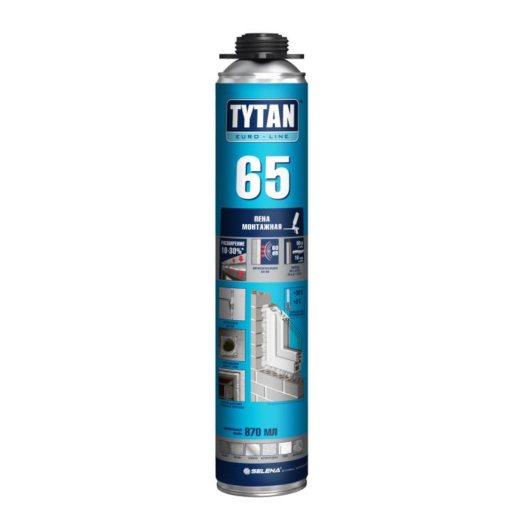 Пена профессиональная всесезонная Tytan Professional Euro-Line 65 860 мл