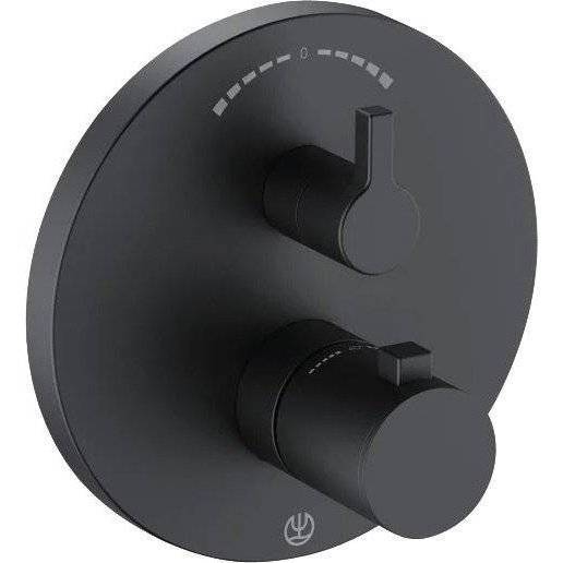 Смеситель Kludi Nova Fonte 208303915 термостатический, черный