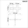 Коннектор X-образный Novotech Shino Flum 135127 фото 2